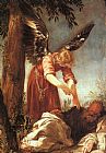 An Angel Awakens the Prophet Elijah by Juan Antonio Frias y Escalante